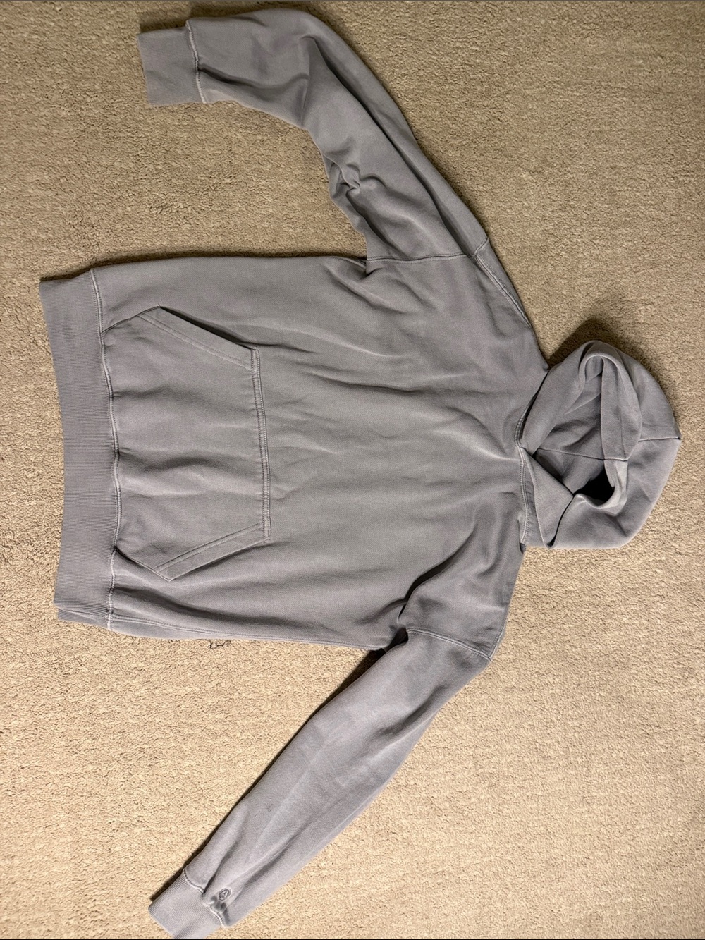 Men's Hooded Pullover Sweater - Gray